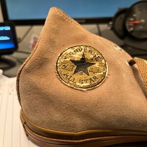 Converse All Star Suede High-Top Sneaker - Tan